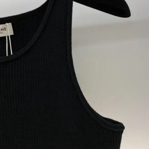 Celine women's crop top  in black - Picture 4 of 5